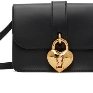 Moschino heart lock shoulder bag